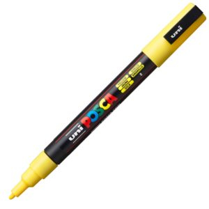 Uni POSCA PC-3M - Fine 0,9-1,3mm - 2 Yellow