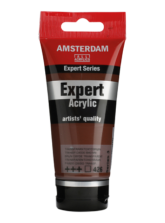 Amsterdam Expert Akryl 75ml - 426 transp.oxide brown