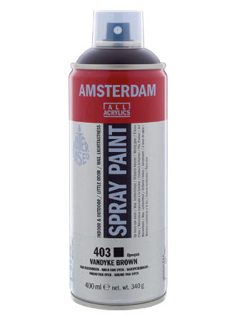 AMSTERDAM SPRAY 400ML - 403 vandyke brown