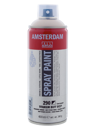 AMSTERDAM SPRAY 400ML - 290 titanium buff deep