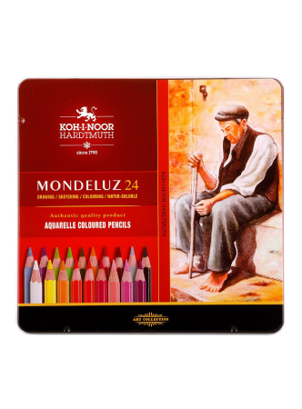 Koh-i-Noor Mondeluz Akvarellblyant Sett - 24stk