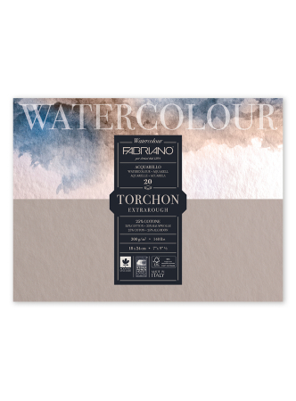 Fabriano Watercolour Torchon 300g - 20ark - 23x30cm