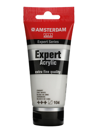Amsterdam Expert Akryl 75ml - 104 zinc white