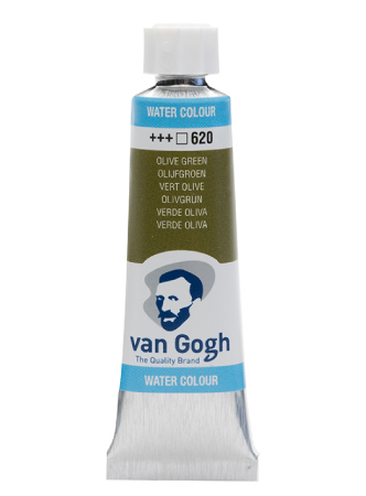Van Gogh Akvarelltube 10 ml 620 Olive green