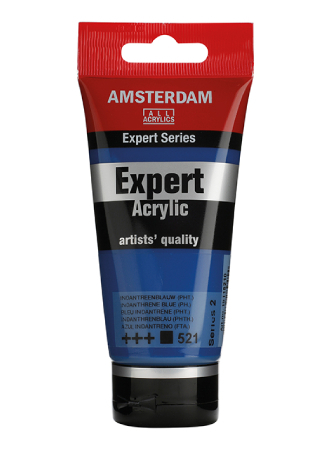 Amsterdam Expert Akryl 75ml - 521 indanthrene blue (pthalo)