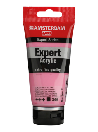 Amsterdam Expert Akryl 75ml - 346 quina rose light opaque