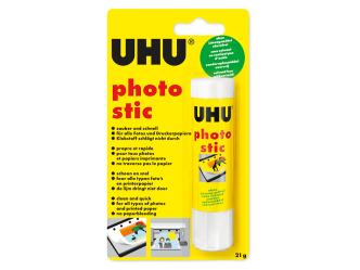 UHU Photo stic - 21g - syrefri limstift til foto, 